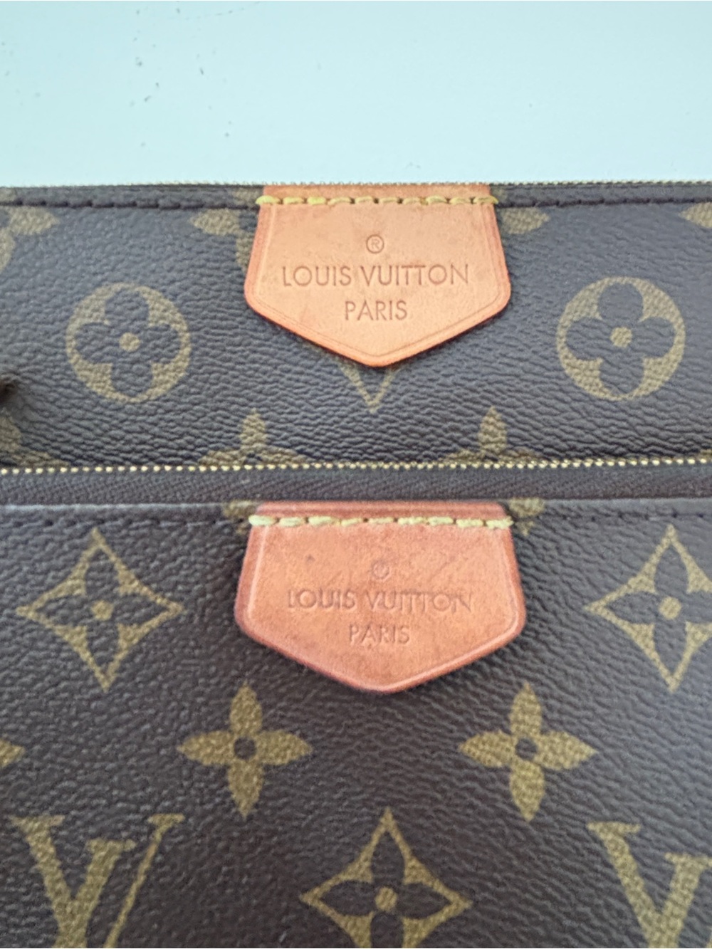 Louis Vuitton Monogram multi Pochette with Gold chain - Picture 10 of 16